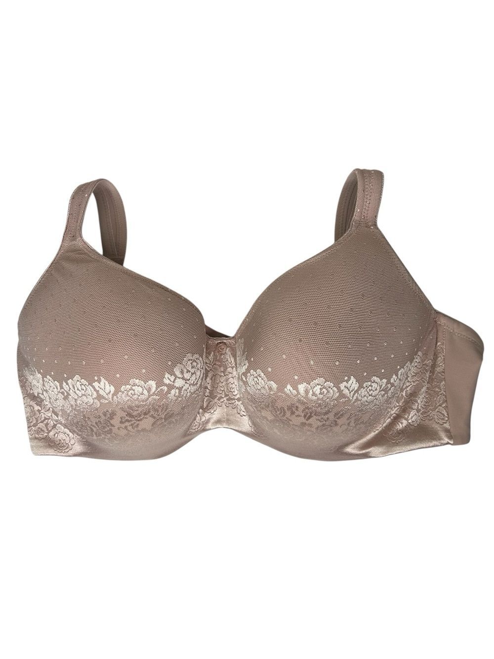 Soma Everyday Smooth Lace-Trim Balconette Bra - 40DD Taupe
